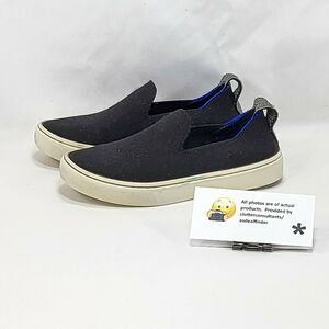 Rothys Knit Loafer Slip On Shoe Youth Boys Size 13 Black White Blue